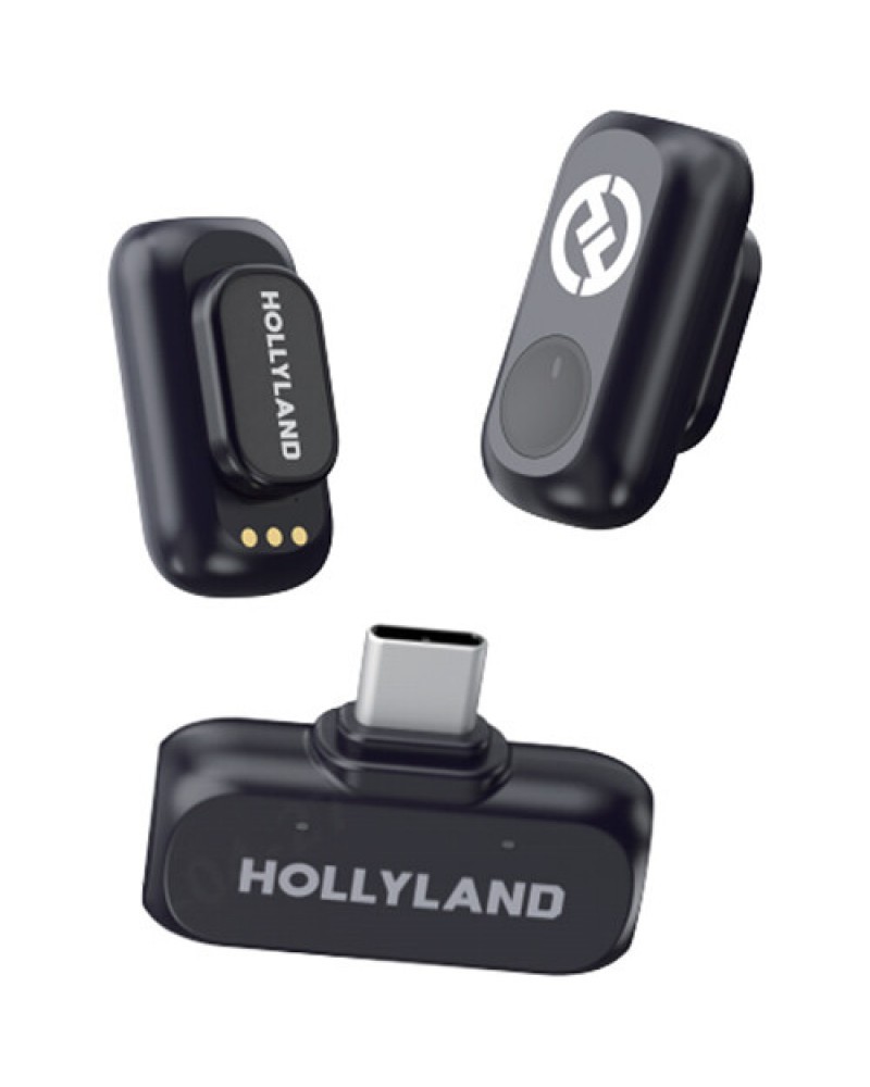 Hollyland Lark A1 Mini Duo Wireless Microphone System (with USB-C)