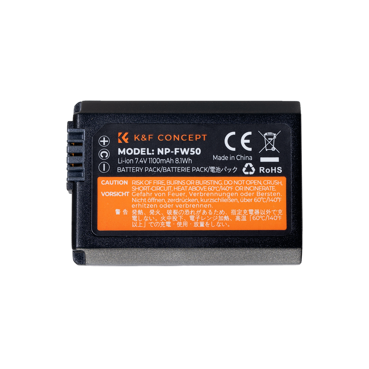 K&F Concept FW50 Rechargeable Battery